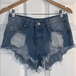 jean shorts